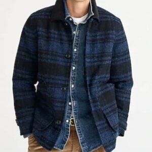 Barn Jacket™ in plaid English wool with PrimaLoft